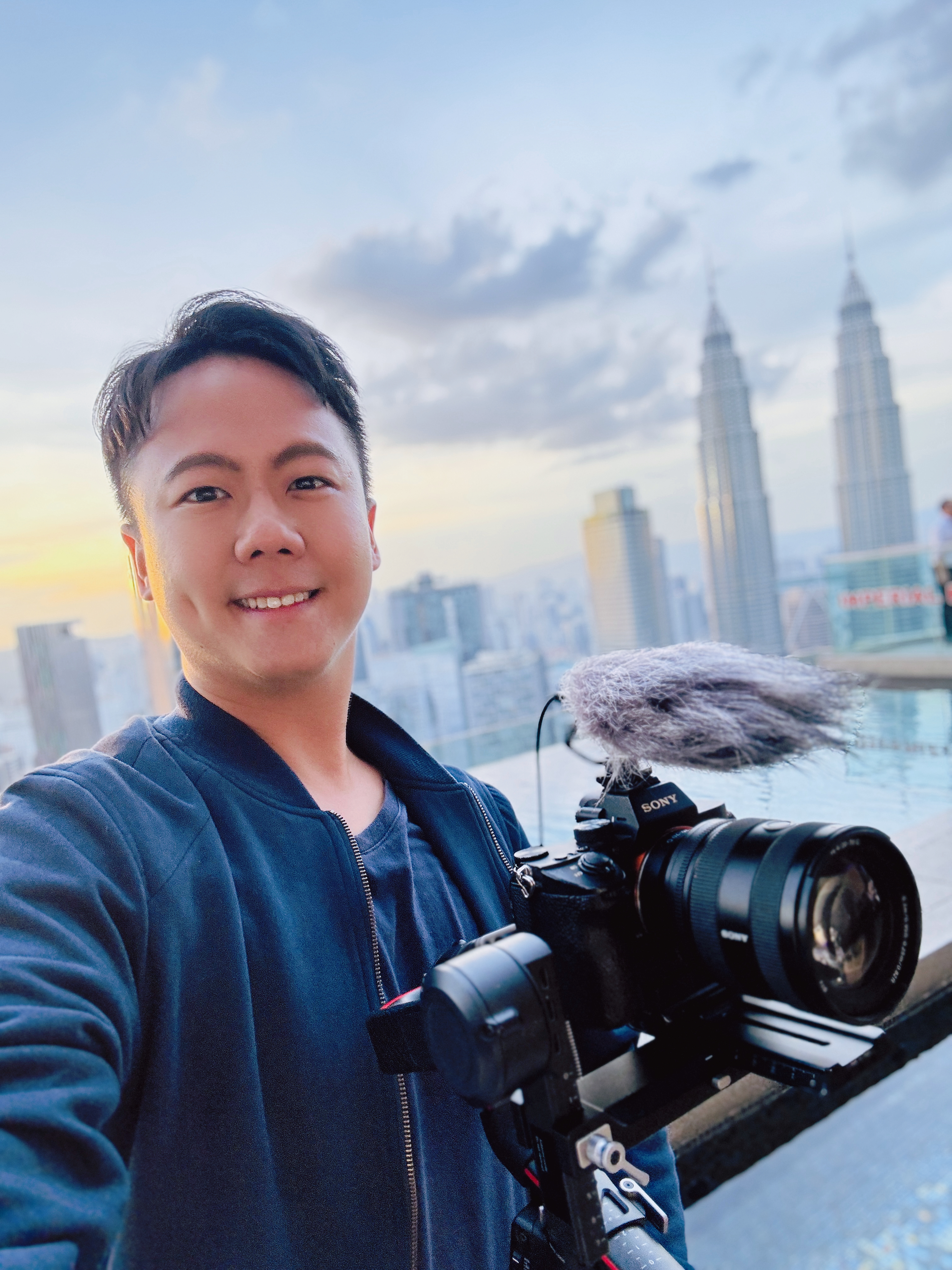 EJ Sim on location in Kuala Lumpur — Jinmark Media